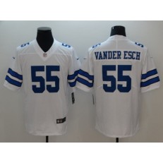 Dallas Cowboys #55 Leighton Vander Esch White Vapor Untouchable Limited Nike NFL Men Jersey