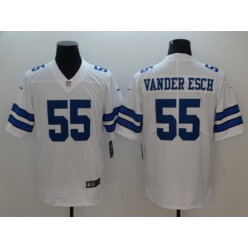 Dallas Cowboys #55 Leighton Vander Esch White Vapor Untouchable Limited Nike NFL Men Jersey