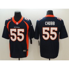 Denver Broncos #55 Bradley Chubb Navy Vapor Untouchable Limited Nike NFL Men Jersey