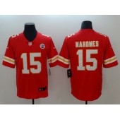 Kansas City Chiefs #15 Patrick Mahomes Red Vapor Untouchable Limited Nike NFL Men Jersey