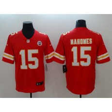 Kansas City Chiefs #15 Patrick Mahomes Red Vapor Untouchable Limited Nike NFL Men Jersey