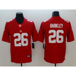 New York Giants #26 Saquon Barkley Red Vapor Untouchable Limited Nike NFL Men Jersey