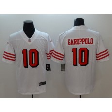 San Francisco 49ers #10 Jimmy Garoppolo White Color Rush Vapor Untouchable Limited Nike NFL Men Jersey