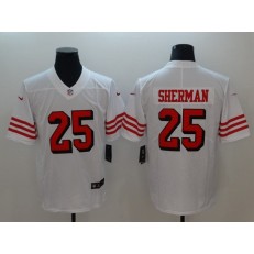 San Francisco 49ers #25 Richard Sherman White Color Rush Vapor Untouchable Limited Nike NFL Men Jersey
