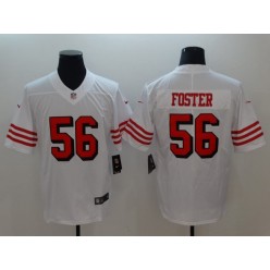 San Francisco 49ers #56 Reuben Foster White Color Rush Vapor Untouchable Limited Nike NFL Men Jersey