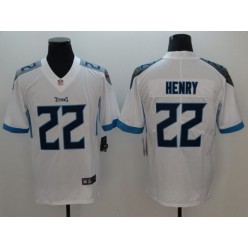 Tennessee Titans #22 Derrick Henry White Youth New Vapor Untouchable Player Limited Nike NFL Men Jersey