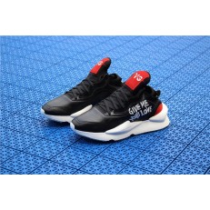 ADIDAS Y3 KAIWA CHUNKY SNEAKERS BLACK RED