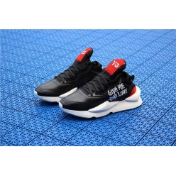 ADIDAS Y3 KAIWA CHUNKY SNEAKERS BLACK RED