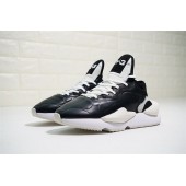ADIDAS Y3 KAIWA CHUNKY SNEAKERS BLACK WHITE