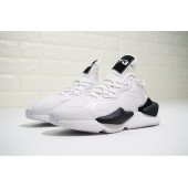 ADIDAS Y3 KAIWA CHUNKY SNEAKERS WHITE BLACK
