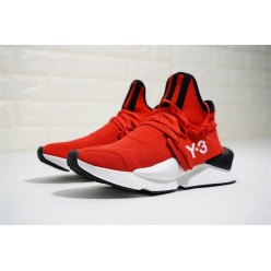 ADIDAS Y3 KAIWA CHUNKY PRIMEKNIT SNEAKERS RED BLACK WHITE