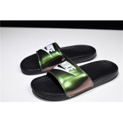 NIKE BENASSI SLIDE JDI GREEN LASER SANDALS