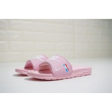 NIKE BENASSI SOLARSOFT NBA PINK WHITE NIKE LOGO 840067-601