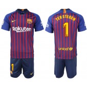 2018-19 Barcelona 1 TERSTEGEN Home Soccer Men Jersey