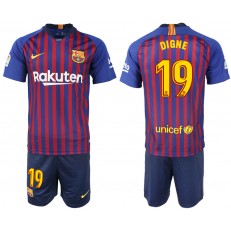 2018-19 Barcelona 19 DIGNE Home Soccer Men Jersey