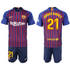 2018-19 Barcelona 21 ANDRE GOMES Home Soccer Men Jersey