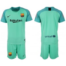 2018-19 Barcelona Green Goalkeeper Soccer Men Jersey