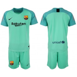2018-19 Barcelona Green Goalkeeper Soccer Men Jersey