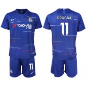 2018-19 Chelsea FC 11 DROGBA Home Soccer Men Jersey