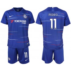 2018-19 Chelsea FC 11 PEDRO Home Soccer Men Jersey