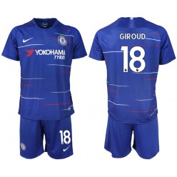 2018-19 Chelsea FC 18 GIROUD Home Soccer Men Jersey
