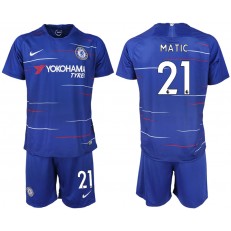 2018-19 Chelsea FC 21 MATIC Home Soccer Men Jersey