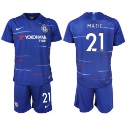 2018-19 Chelsea FC 21 MATIC Home Soccer Men Jersey