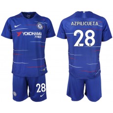 2018-19 Chelsea FC 28 AZPILICUETA Home Soccer Men Jersey