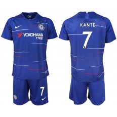 2018-19 Chelsea FC 7 KANTE Home Soccer Men Jersey