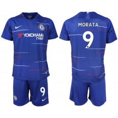 2018-19 Chelsea FC 9 MORATA Home Soccer Men Jersey