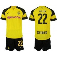 2018-19 Dortmund 22 PULISIC Home Soccer Men Jersey