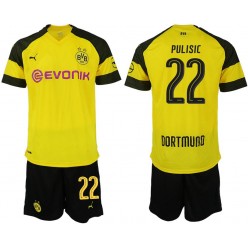 2018-19 Dortmund 22 PULISIC Home Soccer Men Jersey