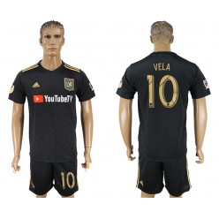2018-19 Los Angeles FC 10 VELA Home Soccer Men Jersey