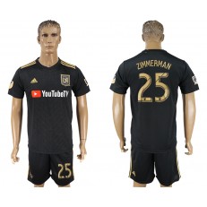 2018-19 Los Angeles FC 25 ZIMMERMAN Home Soccer Men Jersey