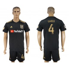 2018-19 Los Angeles FC 4 GABER Home Soccer Men Jersey