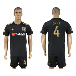 2018-19 Los Angeles FC 4 GABER Home Soccer Men Jersey
