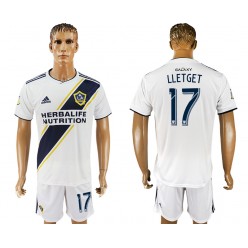 2018-19 Los Angeles Galaxy 17 LLETGET Home Soccer Men Jersey