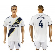 2018-19 Los Angeles Galaxy 4 GONZALEZ Home Soccer Men Jersey
