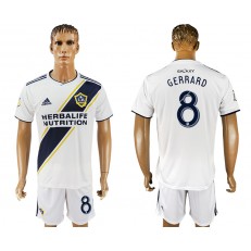 2018-19 Los Angeles Galaxy 8 GERRARD Home Soccer Men Jersey