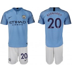 2018-19 Manchester City 20 BERNARDO Home Soccer Men Jersey