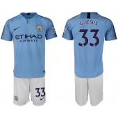 2018-19 Manchester City 33 G. JESUS Home Soccer Men Jersey