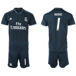 2018-19 Real Madrid 1 NAVAS Away Soccer Men Jersey