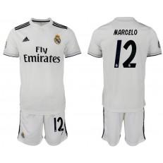 2018-19 Real Madrid 12 MARCELO Home Soccer Men Jersey