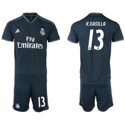 2018-19 Real Madrid 13 K. CASILLA Away Soccer Men Jersey