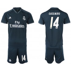 2018-19 Real Madrid 14 CASEMIRO Away Soccer Men Jersey