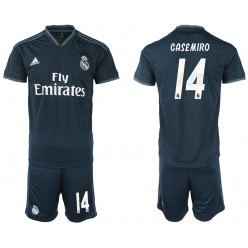 2018-19 Real Madrid 14 CASEMIRO Away Soccer Men Jersey