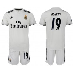 2018-19 Real Madrid 19 ACHRAF Home Soccer Men Jersey