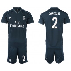 2018-19 Real Madrid 2 CARVAJAL Away Soccer Men Jersey