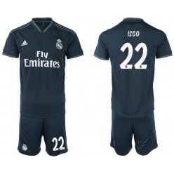 2018-19 Real Madrid 22 ISCO Away Soccer Men Jersey