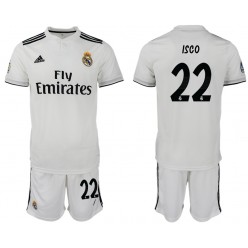2018-19 Real Madrid 22 ISCO Home Soccer Men Jersey